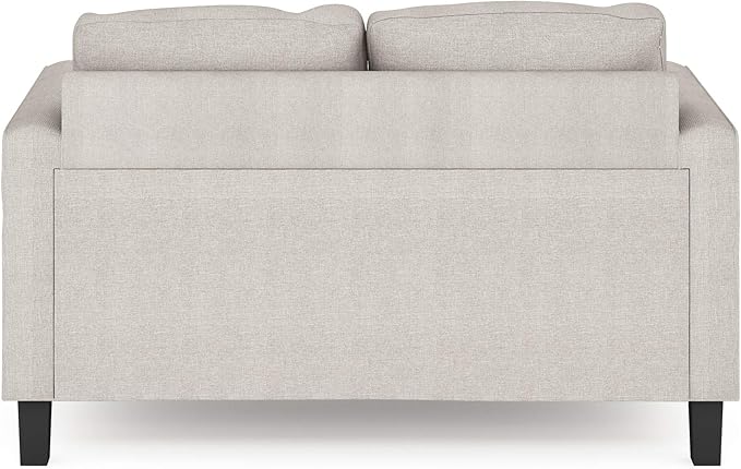 Furinno Bayonne Modern Upholstered Loveseat/Sofa Couch for Living Room, Fog