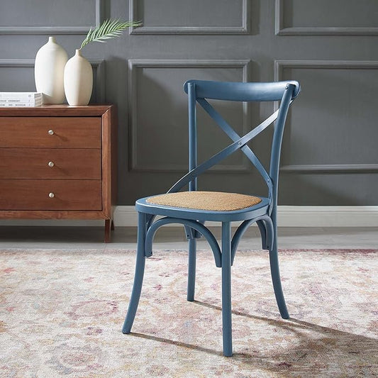 Modway Gear Dining Side Chair, Harbor 21 x 19.5 x 34.5