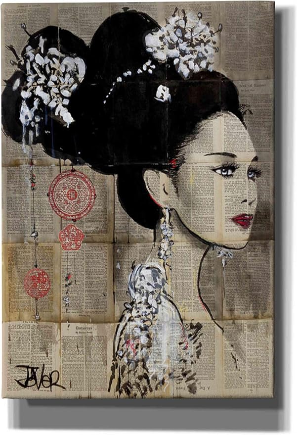 Epic Graffiti 'Yu' by Loui Jover, Canvas Wall Art, 18"x26"