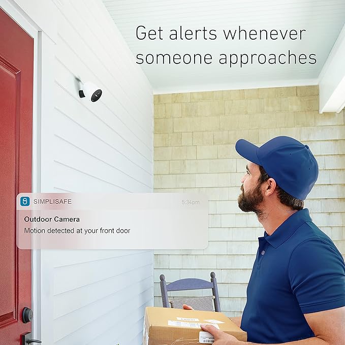 SimpliSafe Wireless Outdoor Security Camera (Renewed)