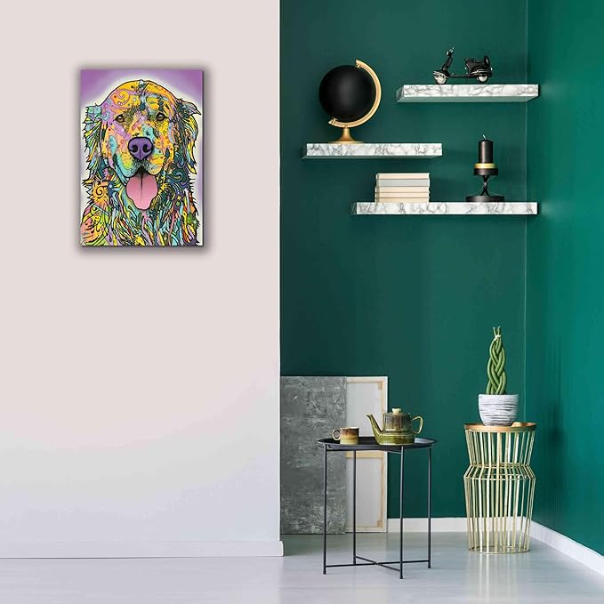 Epic Graffiti 'Silence Is Golden' by Dean Russo, Canvas Wall Art, 18"x26"