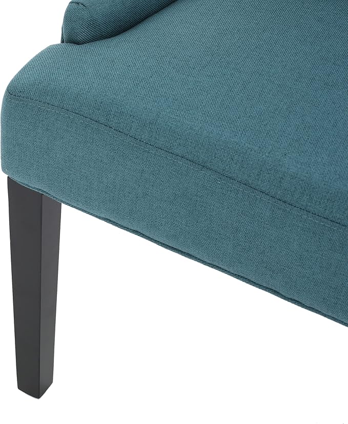 Christopher Knight Home Hayden Fabric Dining Chairs, 2-Pcs Set, Dark Teal