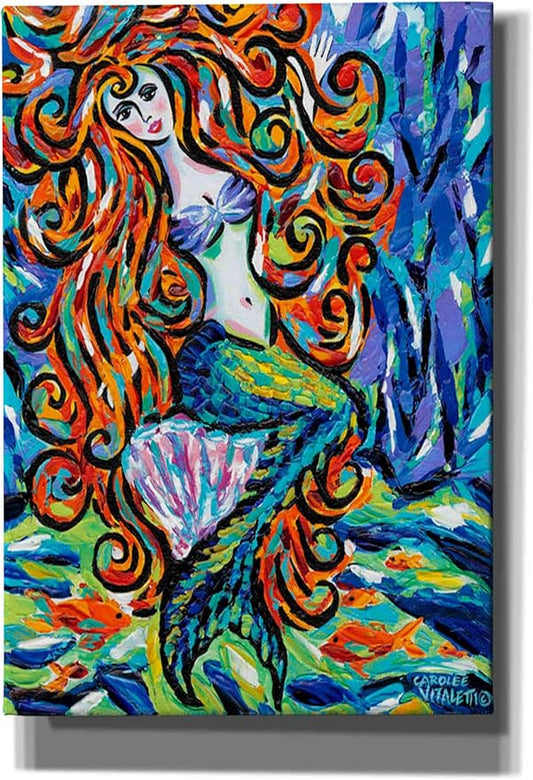 Epic Graffiti 'Ocean Friends III' by Carolee Vitaletti, Canvas Wall Art, 18"x26"