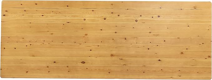 Flash Furniture Hercules Commercial Grade Farmhouse Dining Table | Solid Pine Foldable Table for 10 in Antique Rustic Light Natural | Rustic Charm for Home and Events