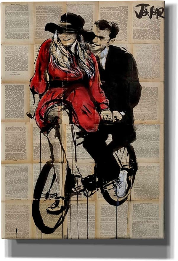 Epic Graffiti 'Days In Bliss' by Loui Jover, Canvas Wall Art, 18"x26"