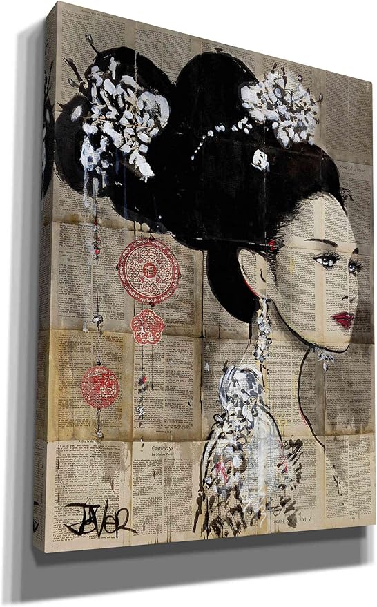Epic Graffiti 'Yu' by Loui Jover, Canvas Wall Art, 12"x16"