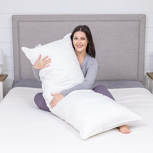 Luxury Premium Polyester Full Body Pillows for Adults - 3 Different Sizes for All!