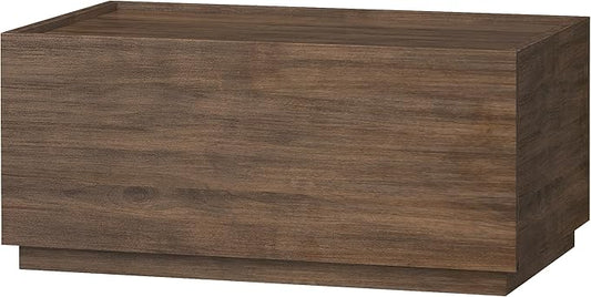 woodtalks Stackable 1 Drawer Dresser, Multi-Purpose Storage Closet Cube Dressers for Bedroom, Storage Cabinet for Entryway, Nightstand Sofa Beside Table Drawer Chest, 23.6 in, Walnut, Brown
