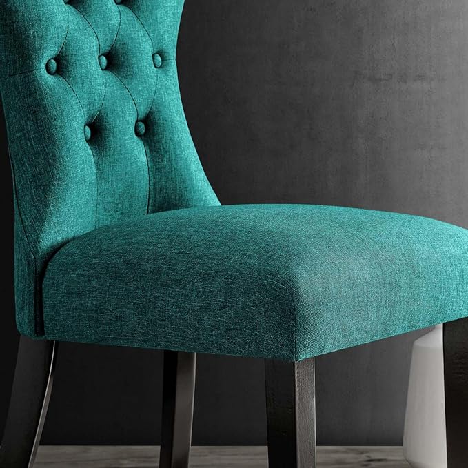 Modway Silhouette Chair, Teal 24.5 x 18 x 36