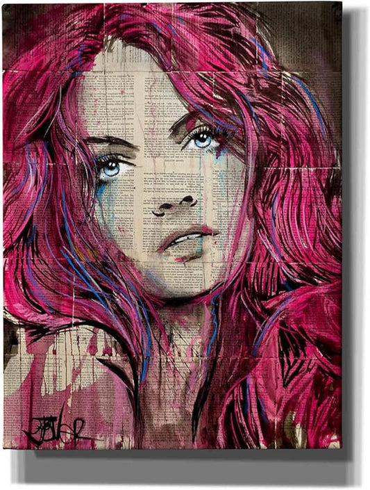 Epic Graffiti 'Incinerate' by Loui Jover, Canvas Wall Art, 26" x34'