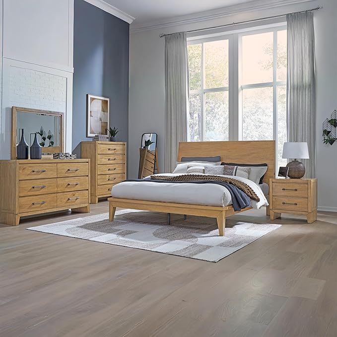Signature Design by Ashley Sherbana Casual 2-Drawer Nightstand, Light Brown