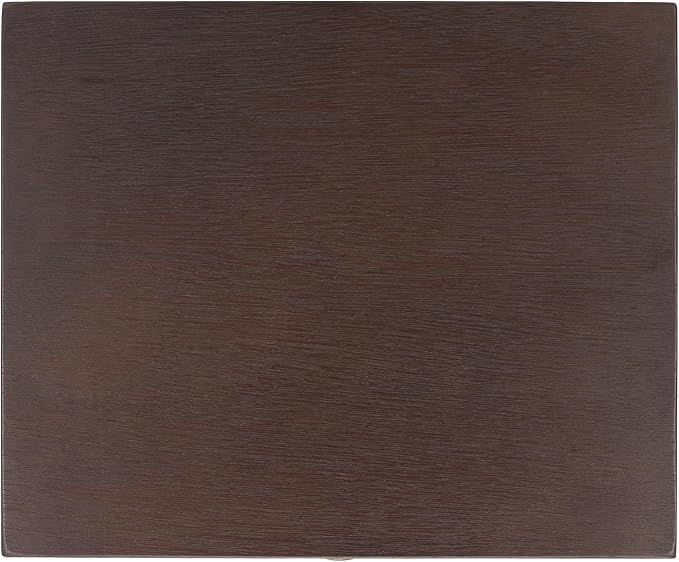 SAFAVIEH Home Collection Maxine Walnut Brown 1-Drawer Accent Table Nightstand Bedside Accent Table (Fully Assembled)