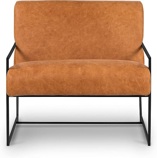 Bo Lounge Chair in Cognac Tan