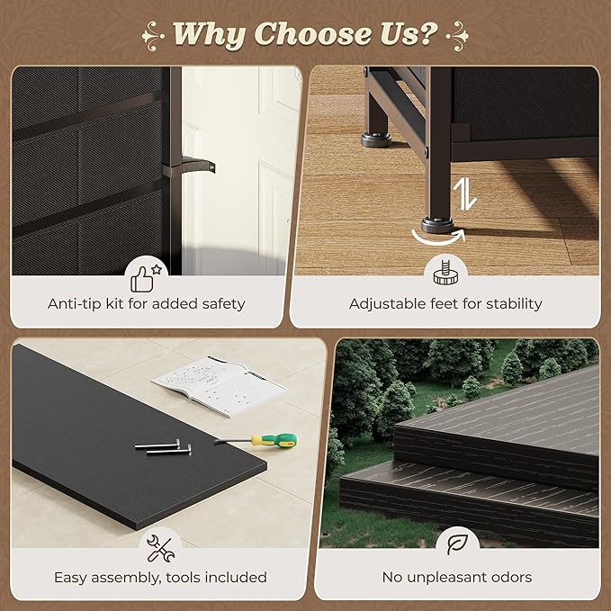 Huuger 70 Inch Dresser for Bedroom, TV Stand for 65, 75, 80 Inch TV, 13 Fabric Drawer Long Dresser, Wide Chest of Drawer, Black Storage Units for Bedroom