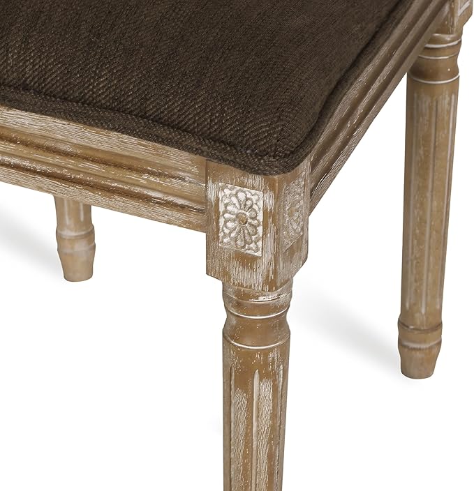 Christopher Knight Home Regina Dining Chair, Brown + Natural