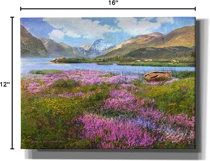 Epic Graffiti 'Heather Scotland' by Chris Vest, Canvas Wall Art, 16"x12"