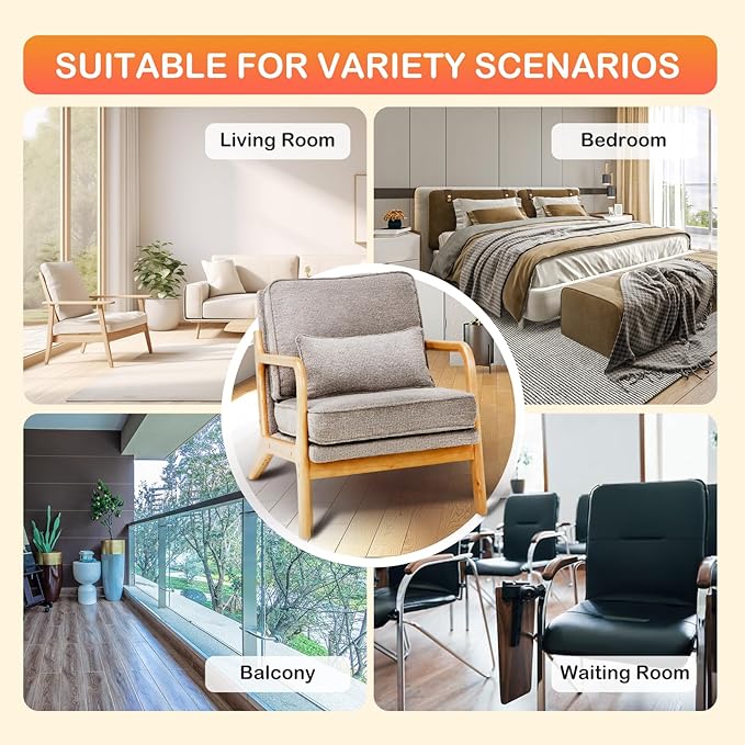Modern Accent Chair with Lumbar Pillow, Relaxing Mid Century Chair Armchair with Solid Wood Frame & Soft Cushion, Reading Leisure Armchair for Living Room, Grey