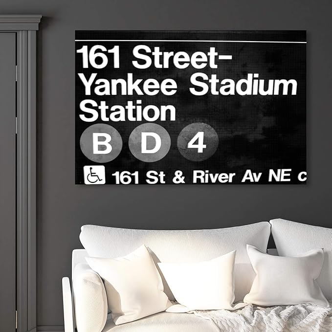 Cities and Skylines Wall Art Canvas Prints '16604 Yankee Stadium'