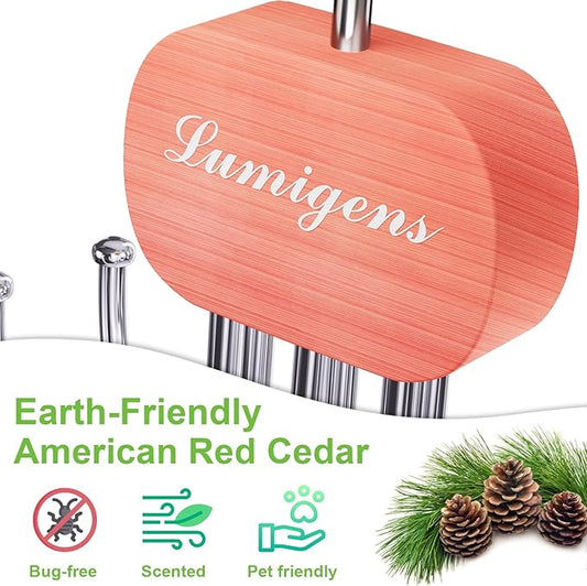 Cedar Wooden Belt Hanger, Belt Organizer for Closet,Rotatable Tie Rack,Belt Holder,Hanging Closet Storage Hook for Belt, Bra, Tank Top, Tie, Scarf, Purse, 3PCS