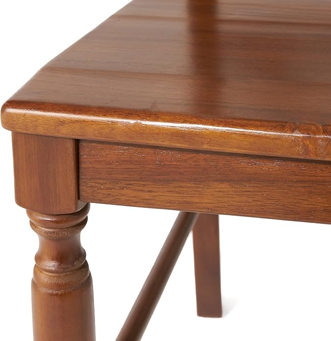 Christopher Knight Home Rovie Acacia Wood Dining Chairs, 2-Pcs Set, Dark Oak