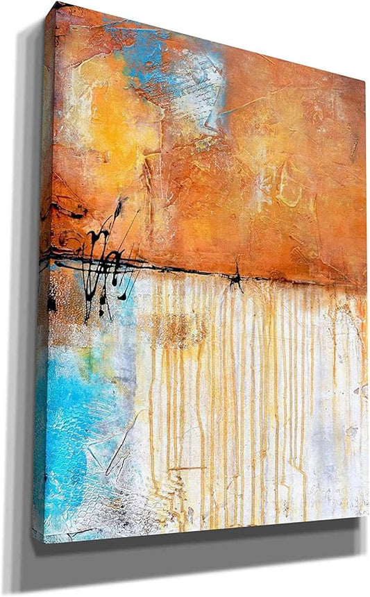 Epic Graffiti 'November Rain I' by Erin Ashley Canvas Wall Art, 26"x34"