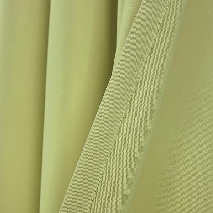 Lush Decor Insulated Grommet Blackout Window Curtain Panels, Pair, 52" W x 84" L, Sage - Classic Modern Design - Chic Window Decor - Long Curtains For Living Room, Bedroom, Or Dining Room