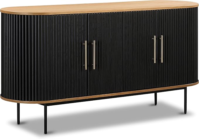 Poly & BARK Noir Sideboard in Black