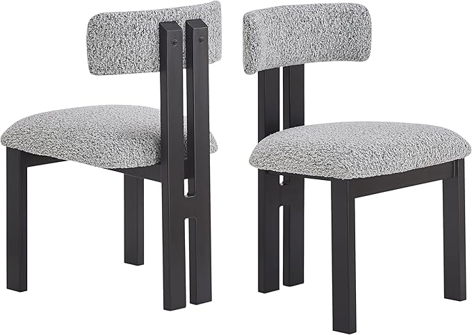 Merax 3-Piece Round Dining Table Set for 2, 31" Aluminum Circle Kitchen Dinner Table with 2 Upholstered Dining Chairs, Metal Legs, for Living Room Apartment Cafe Small Place, Black+White,Brown
