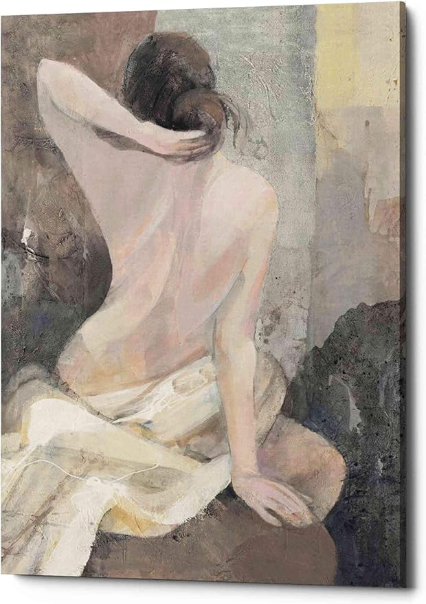 Epic Graffiti 'After the Bath I' by Albena Hristova, Canvas Wall Art, 26"x34"