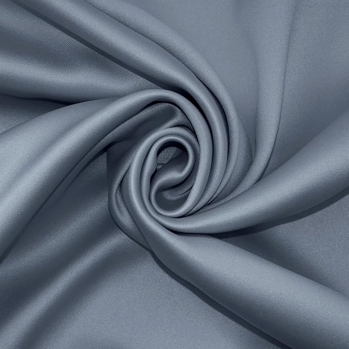 Sun Zero Nordic 2-pack Theater Grade Extreme 100% Blackout Grommet Curtain Panel Pair, 52" x 108", Haze