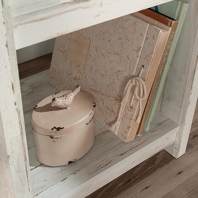 Sauder River Ranch Night Stand, White Plank Finish