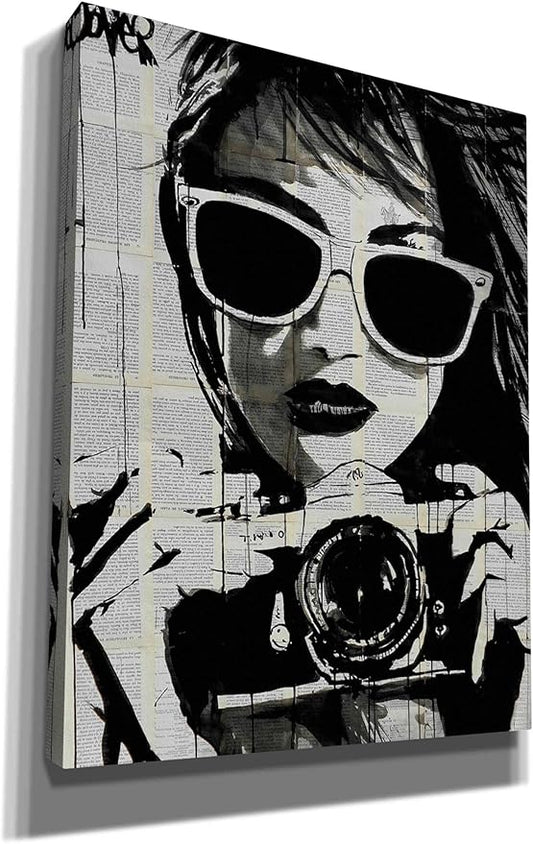 Epic Graffiti 'Shoot' by Loui Jover, Canvas Wall Art, 26"x40"