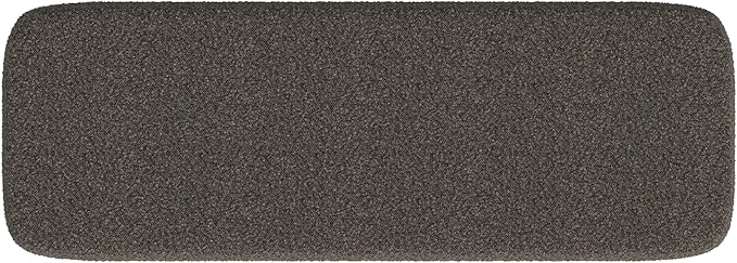 HomePop Upholstered Storage Bench with Metal Leg, 42" W, Dark Brown Boucle