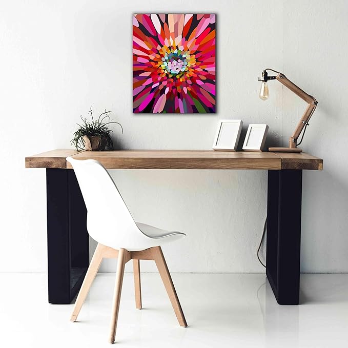 Epic Graffiti 'Pink Flower' by Shandra Smith, Canvas Wall Art, 20"x24"