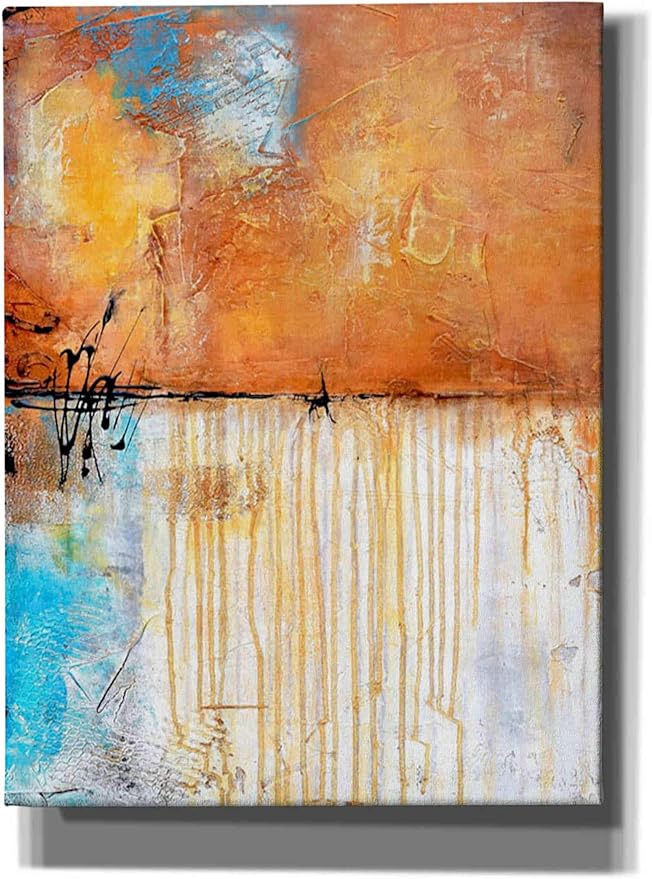 Epic Graffiti 'November Rain I' by Erin Ashley Canvas Wall Art, 40"x54"