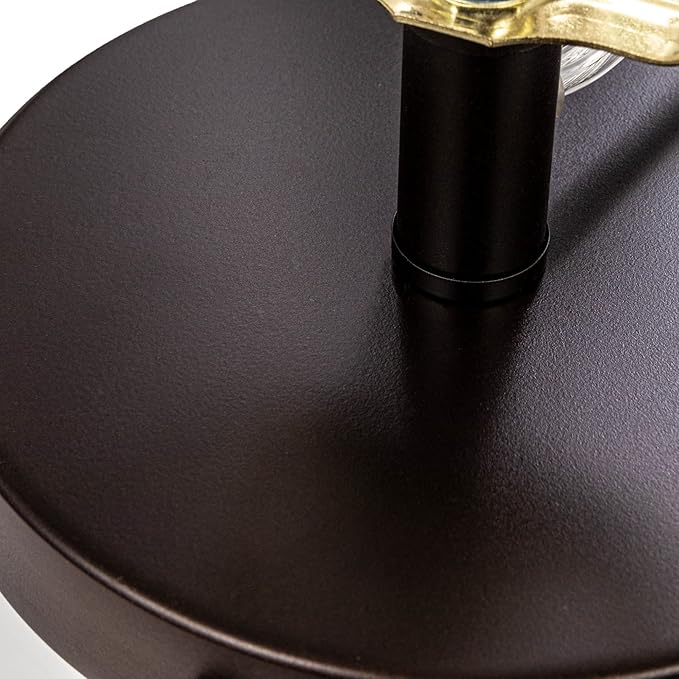 Creative Co-Op Glass Fillable Table Lamp with Shade