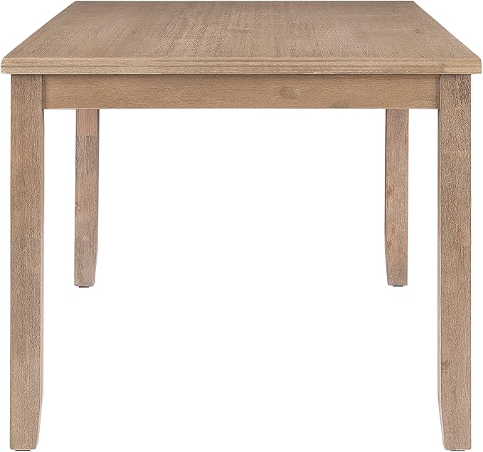 Linon Carter Greywash Wooden Dining Table