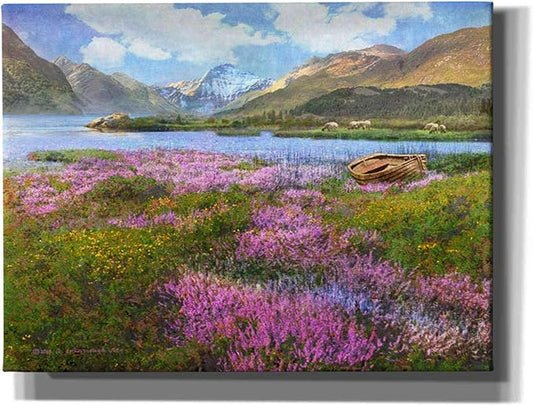 Epic Graffiti 'Heather Scotland' by Chris Vest, Canvas Wall Art, 24"x20"