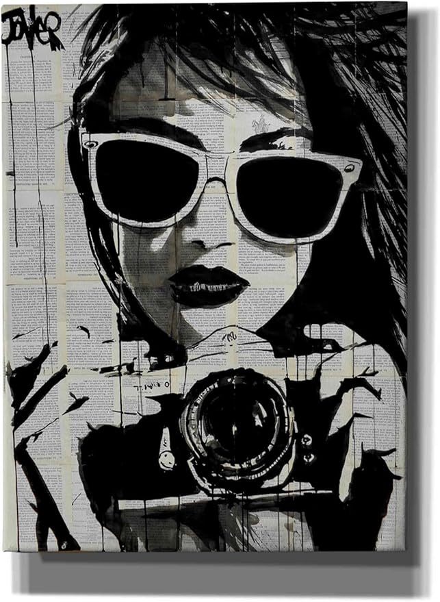 Epic Graffiti 'Shoot' by Loui Jover, Canvas Wall Art, 40" x60'