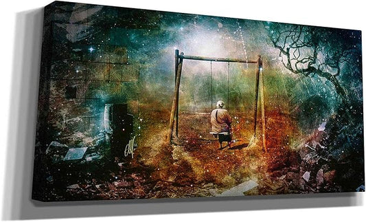 Cortesi Home 'Life Cycles' by Mario Sanchez Nevado, Canvas Wall Art, 40"x20"