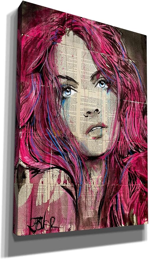 Epic Graffiti 'Incinerate' by Loui Jover, Canvas Wall Art, 18"x26"