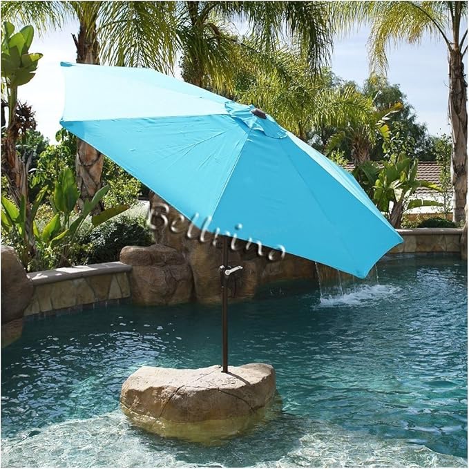 BELLRINO DECOR Replacement ROYAL BLUE STRONG & THICK Umbrella Canopy for 9ft 8 Ribs (Canopy Only)