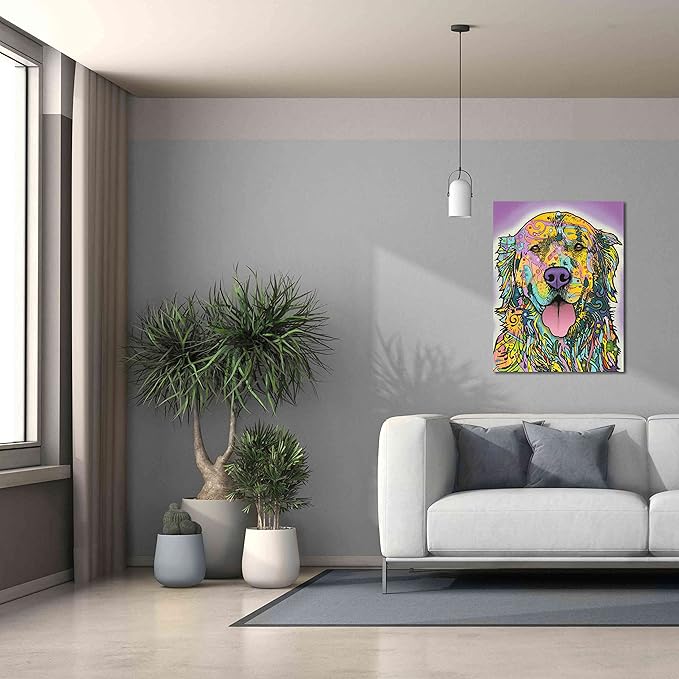 Epic Graffiti 'Silence Is Golden' by Dean Russo, Canvas Wall Art, 26"x34"