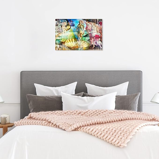 The Oliver Gal Artist Co. Spiritual and Religious Wall Art Canvas Prints 'Birth of Venus - Botticelli' Zodiac