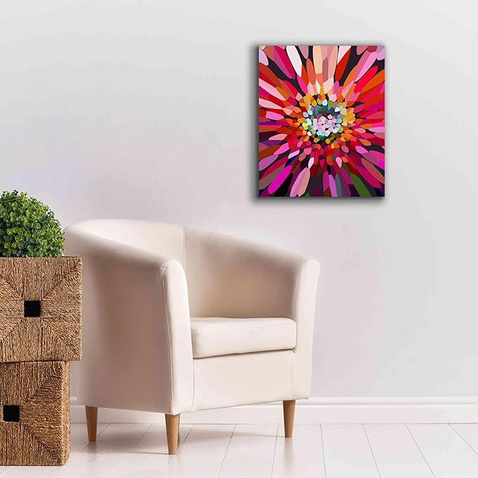 Epic Graffiti 'Pink Flower' by Shandra Smith, Canvas Wall Art, 20"x24"