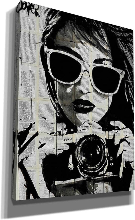 Epic Graffiti 'Shoot' by Loui Jover, Canvas Wall Art, 40" x60'