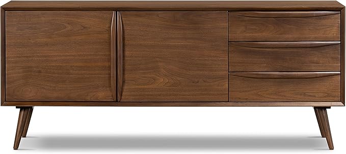 Poly & BARK Cura 71" Sideboard in Walnut