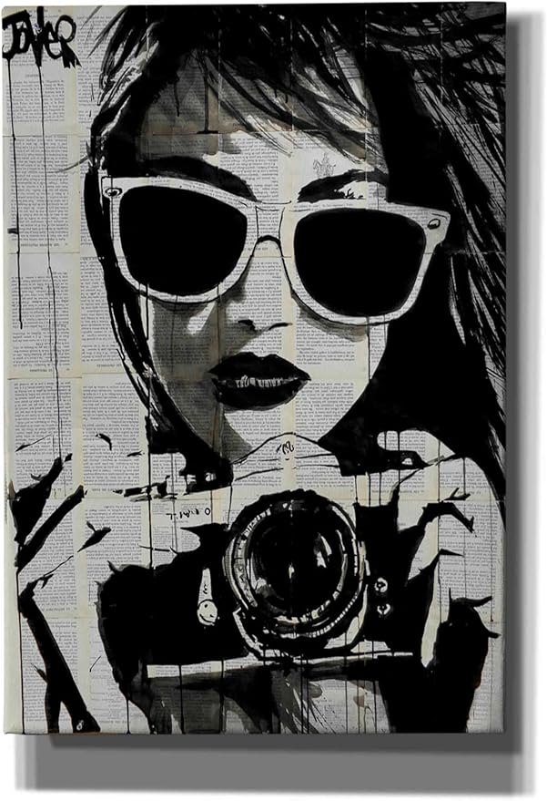 Epic Graffiti 'Shoot' by Loui Jover, Canvas Wall Art, 18"x26"