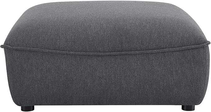 Modway Comprise Fabric Upholstered Sectional, 2-Piece Set, Charcoal