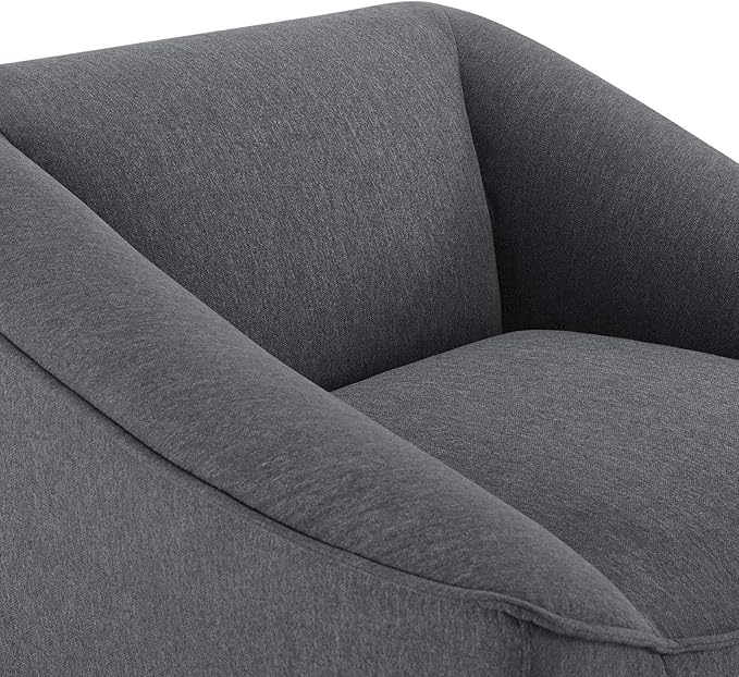 Modway Comprise Fabric Upholstered Sectional, Armchair, Charcoal